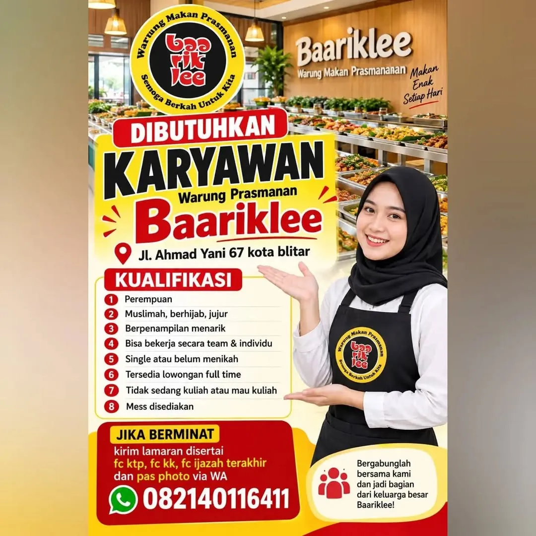 Logo Warung Makan Prasmanan Baariklee