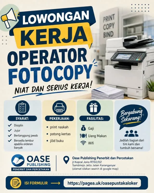 Logo Oase Publishing Penerbit dan Percetakan