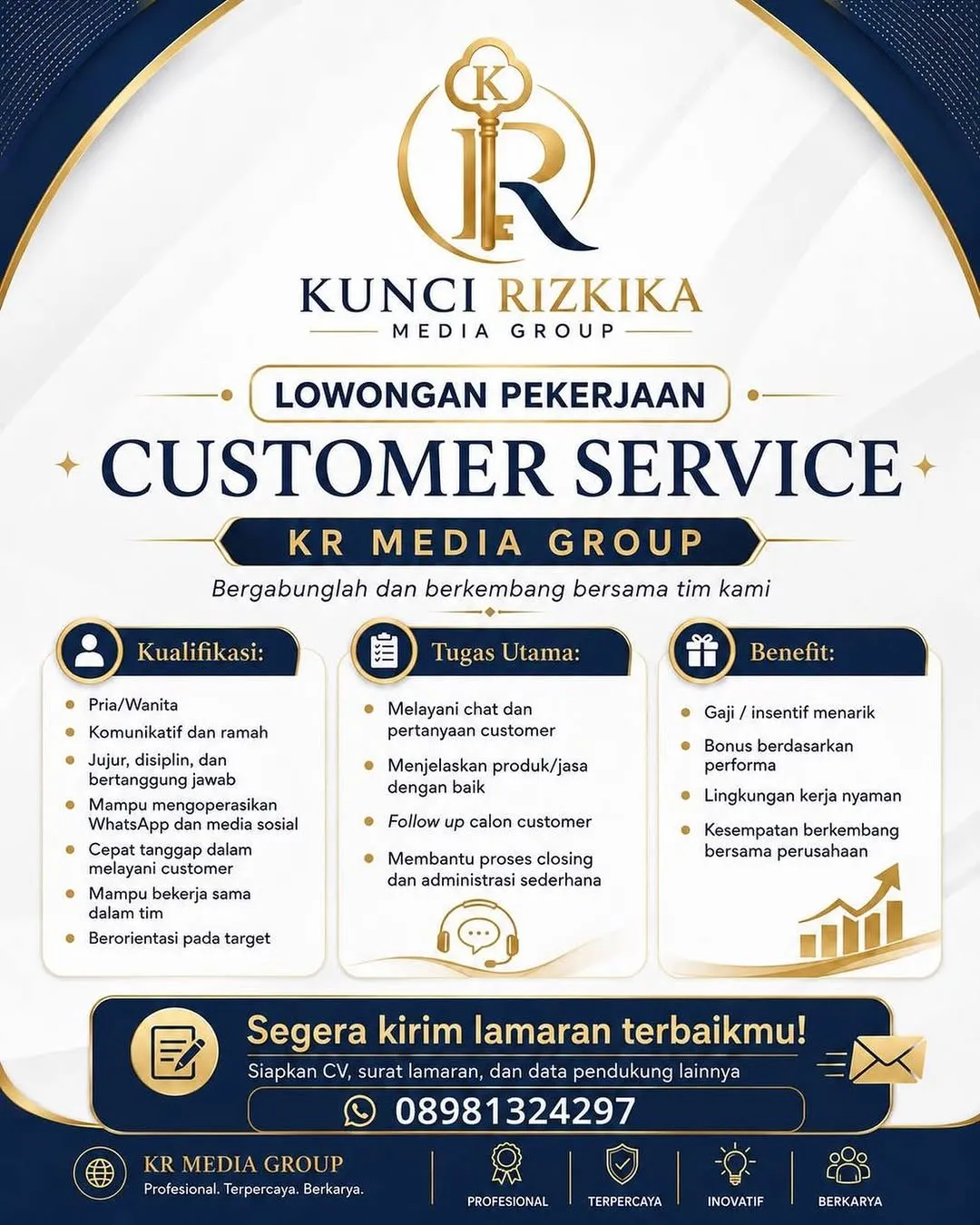 Logo KR Media Group (Kunci Rizkika Media Group)