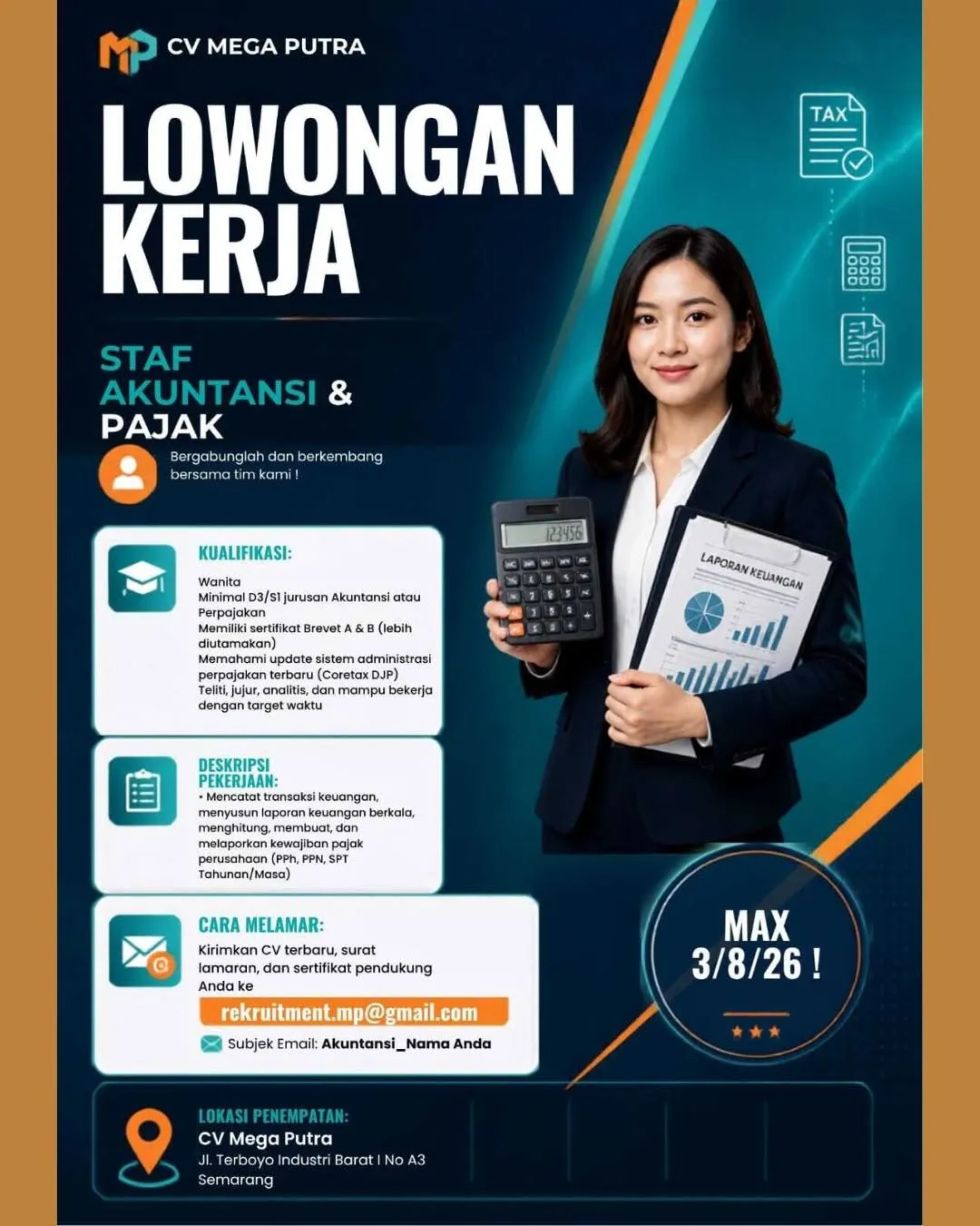 Logo CV Mega Putra