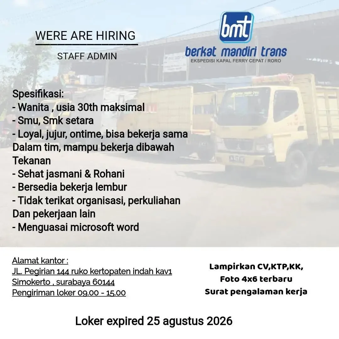 Logo Berkat Mandiri Trans