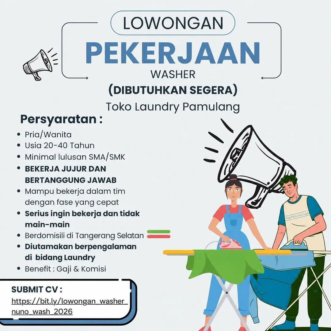 Logo Toko Laundry Pamulang