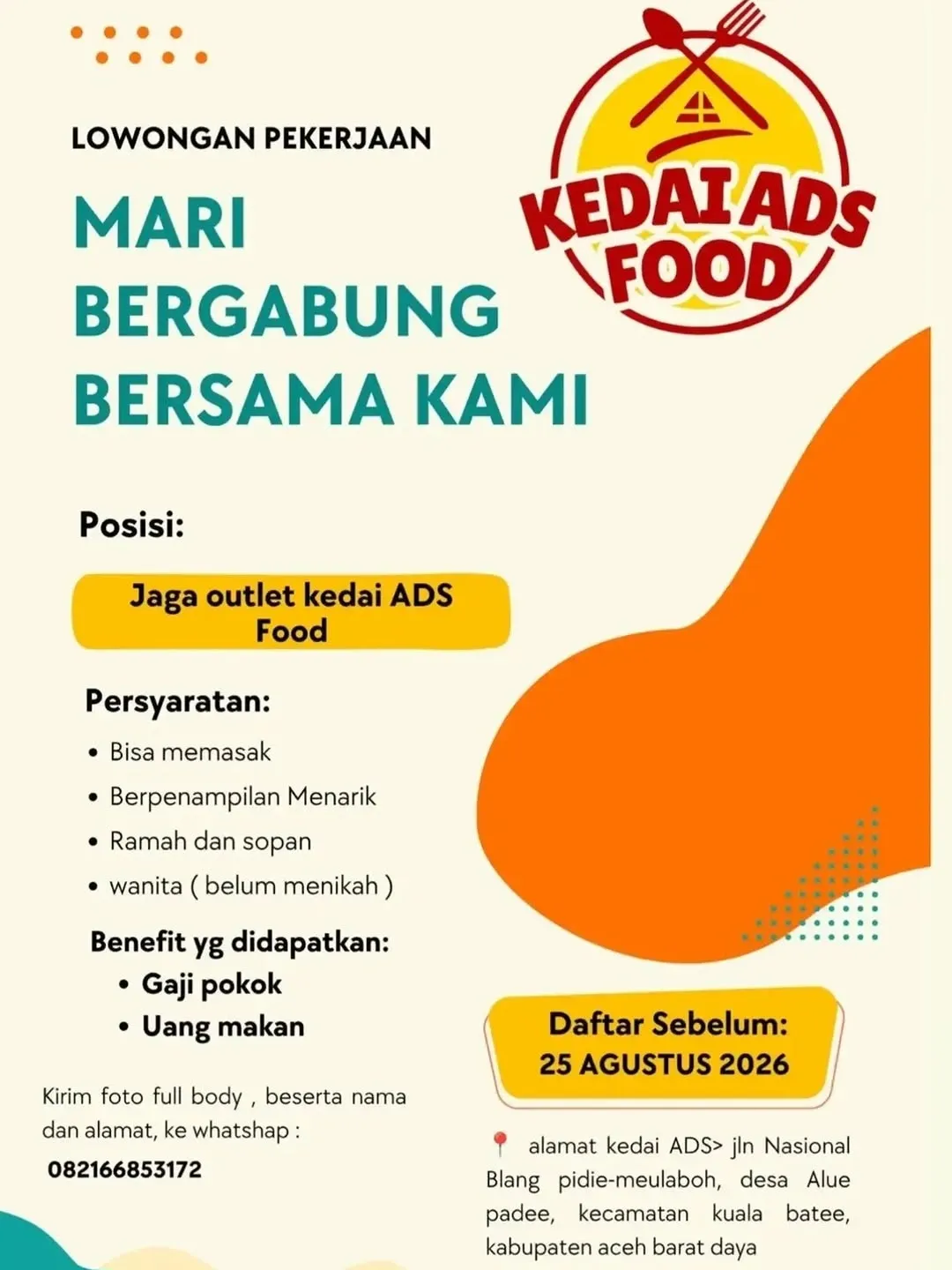 Logo KEDAI ADS FOOD