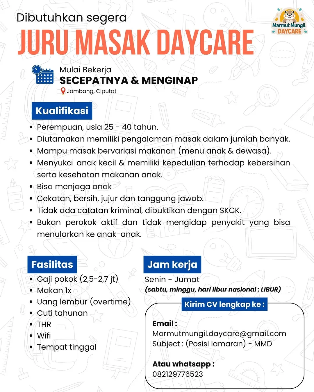 Logo Marmut Mungil Daycare