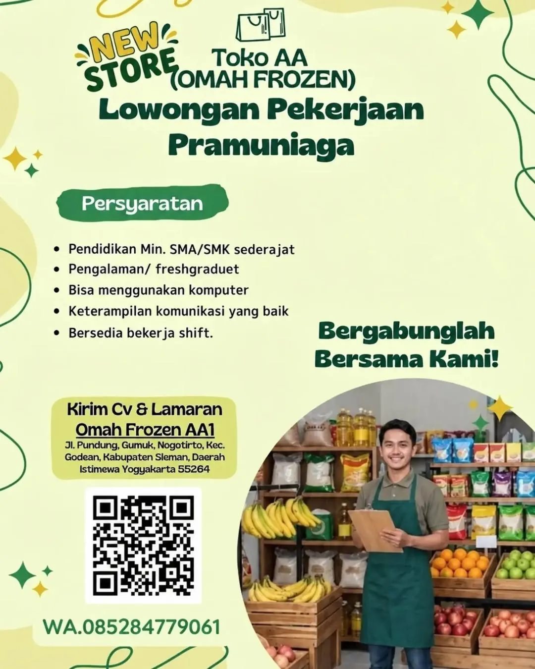 Logo Toko AA (Omah Frozen)