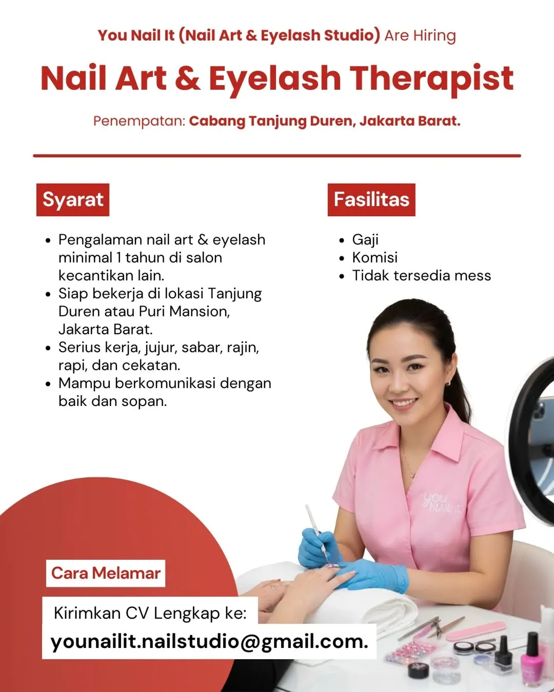 Logo You Nail It (Nail Art & Eyelash Studio)