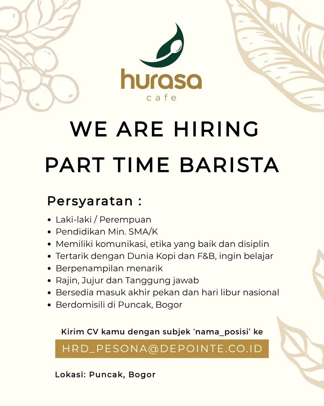 Logo Hurasa Cafe by De Pointe Resort