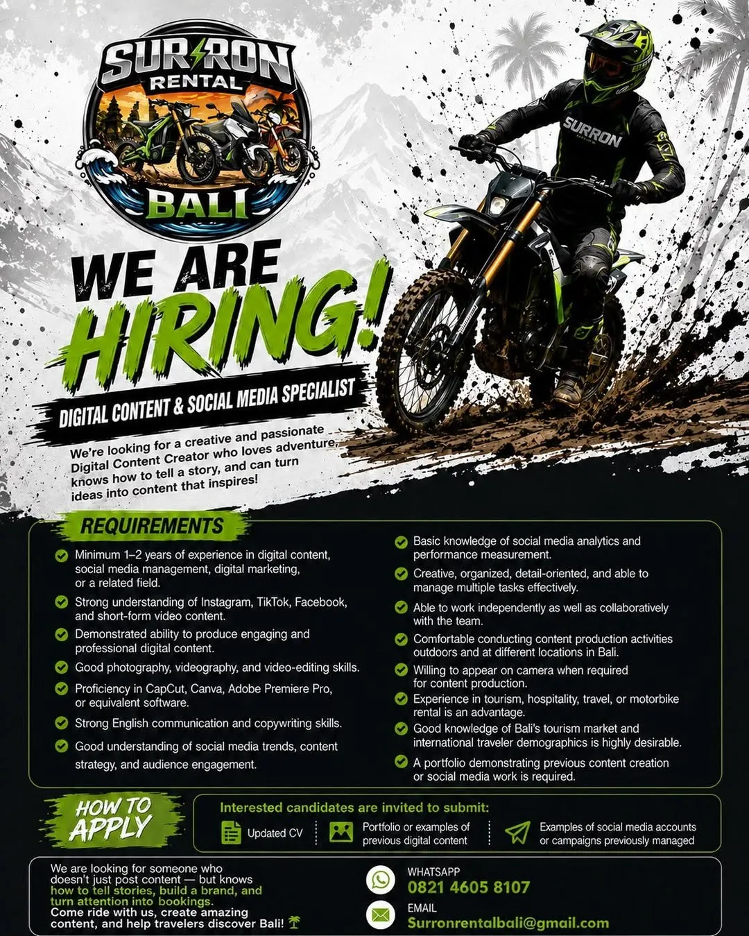 Logo SurRon Rental Bali