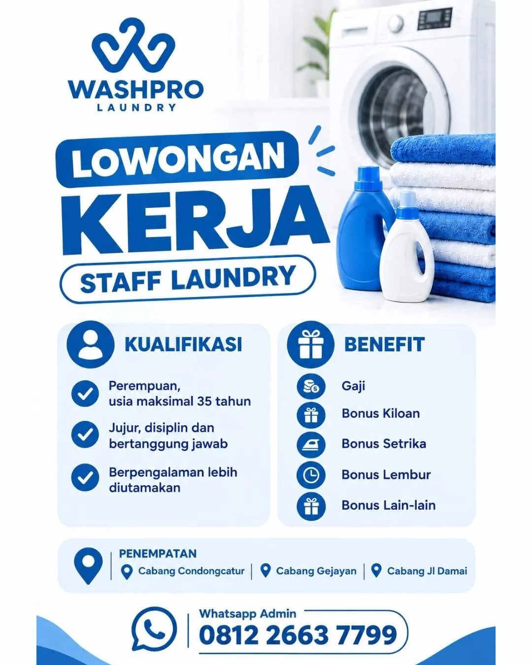 Logo Washpro Laundry