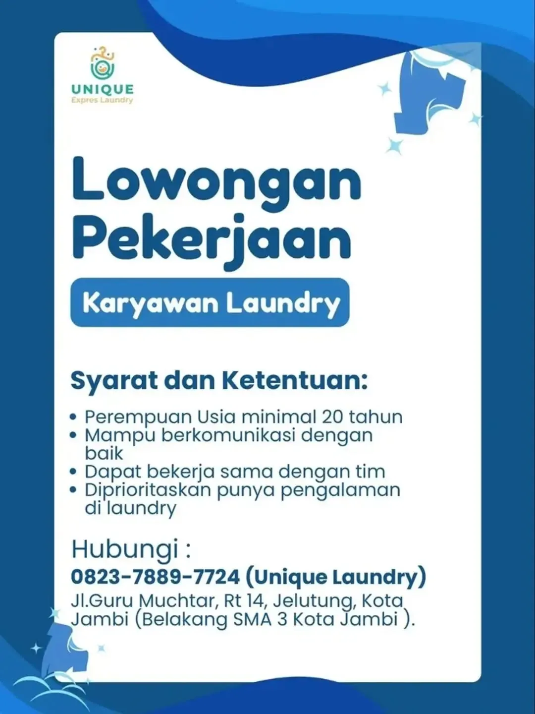 Logo Unique Express Laundry