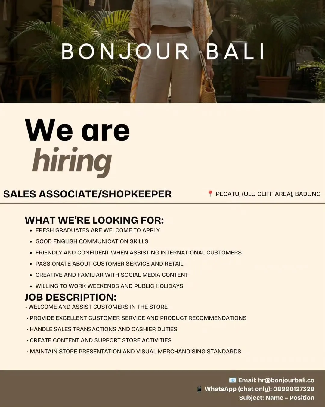Logo Bonjour Bali