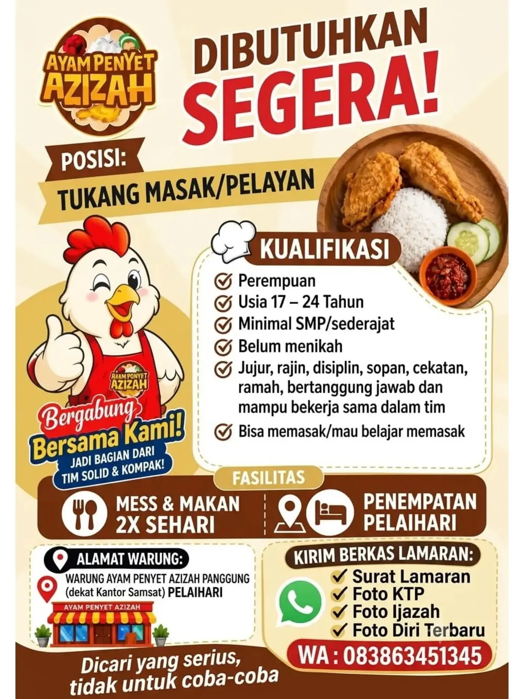 Logo Ayam Penyet Azizah