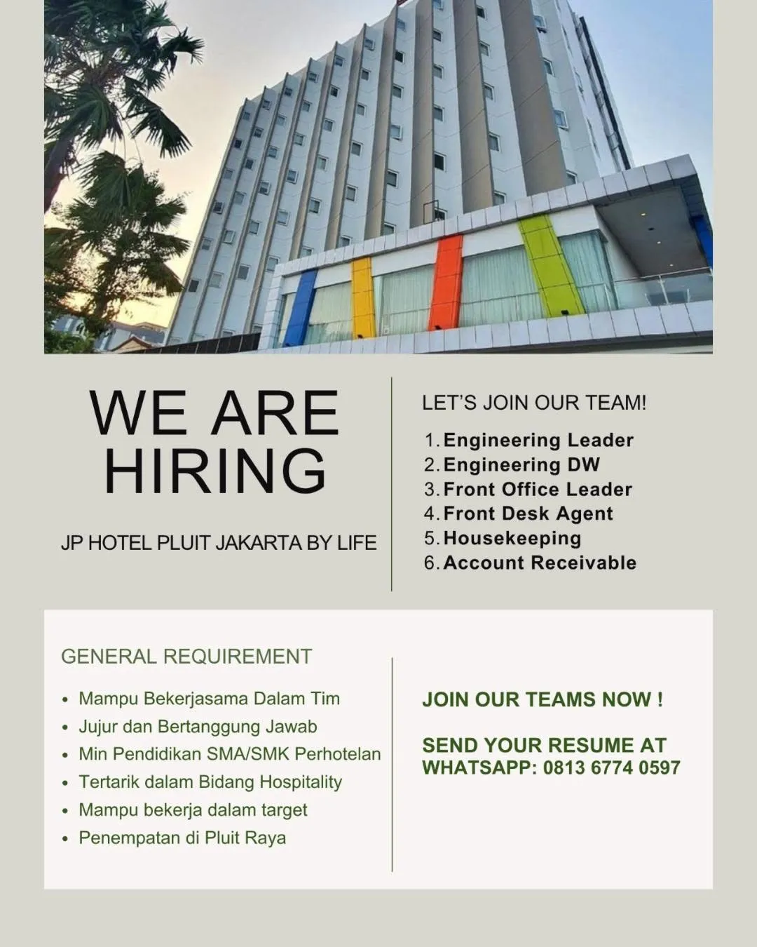 Logo JP Hotel Pluit Jakarta By Life