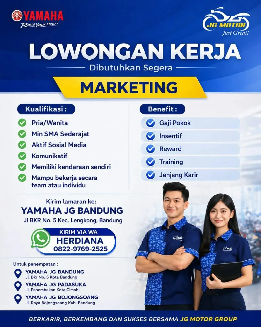 Logo JG Motor Group / YAMAHA