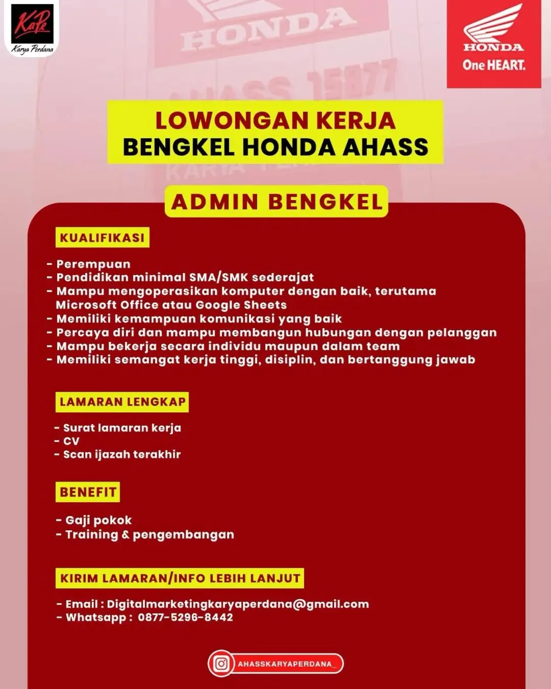 Logo AHASS Karya Perdana