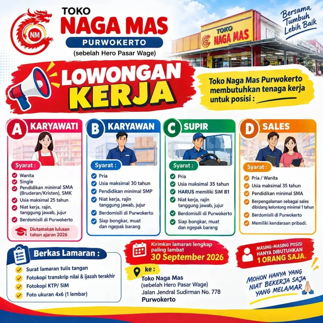 Logo Toko Naga Mas Purwokerto