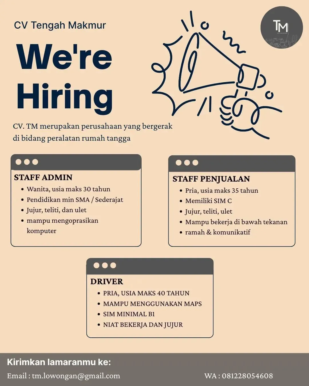 Logo CV Tengah Makmur