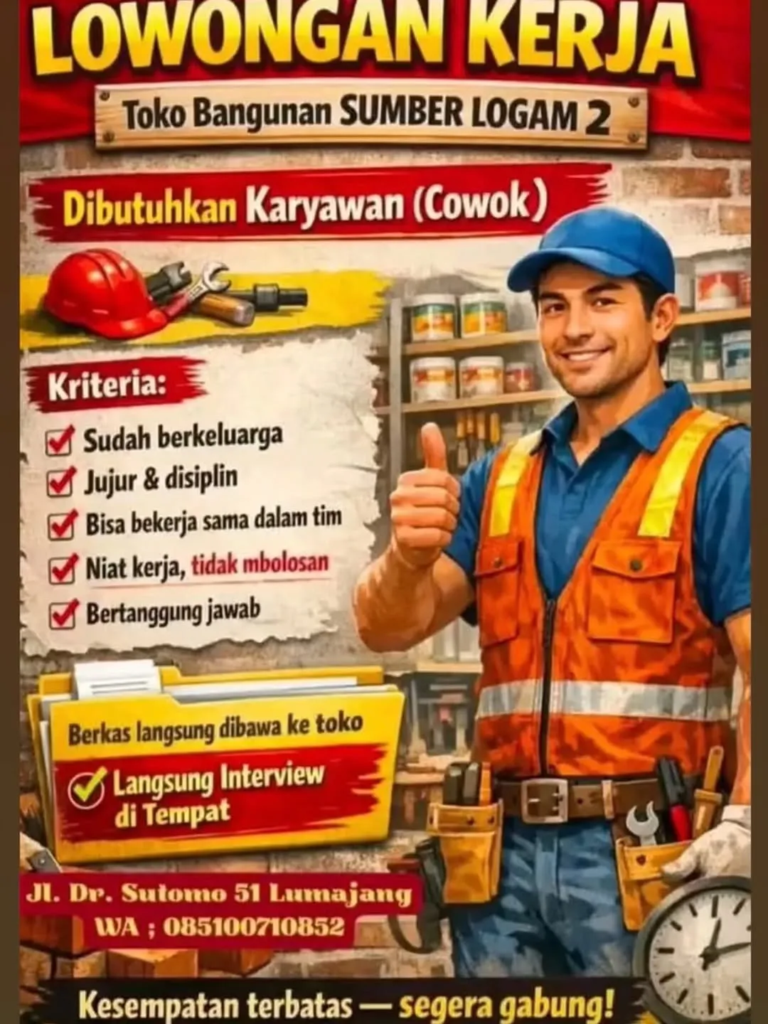 Logo Toko Bangunan SUMBER LOGAM 2