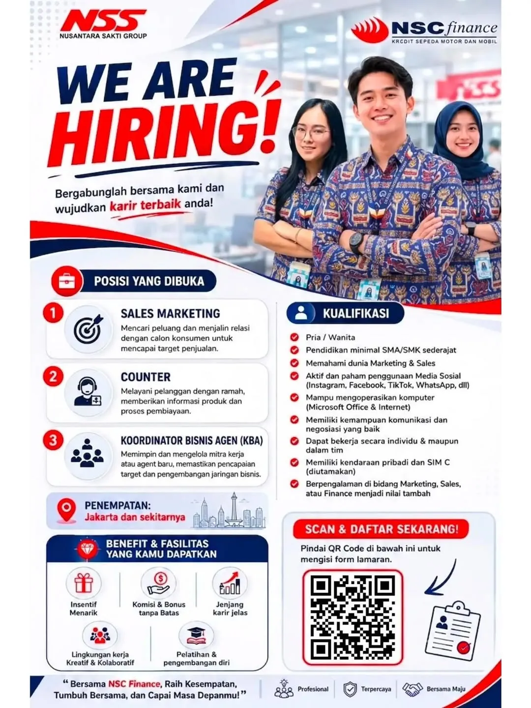 Logo NSC Finance (Nusantara Sakti Group)