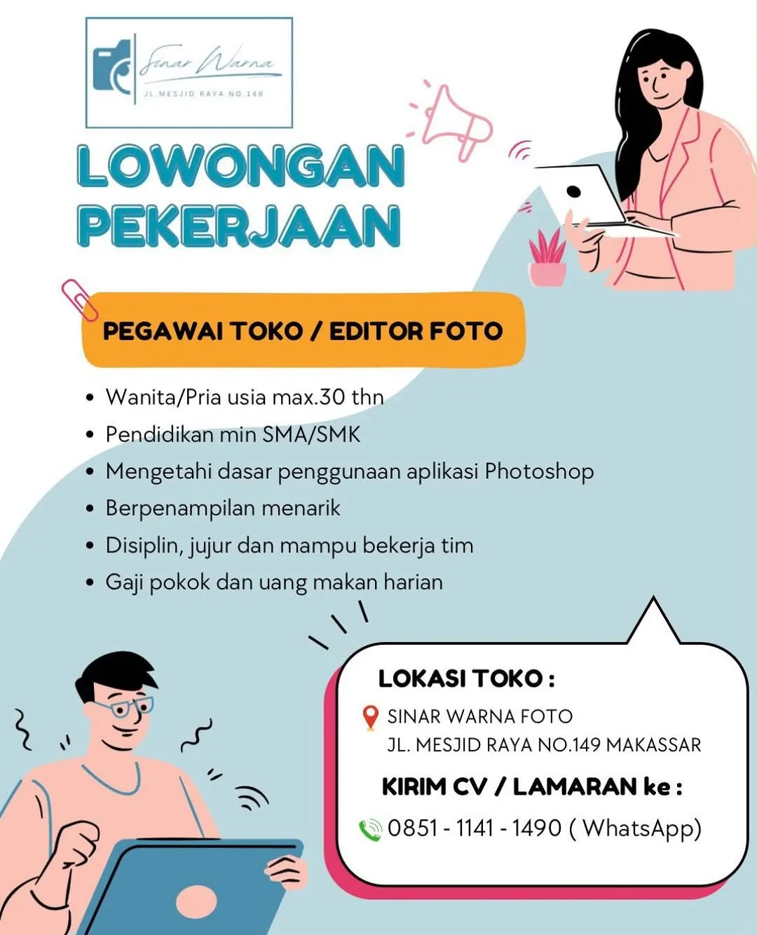 Logo Sinar Warna Foto