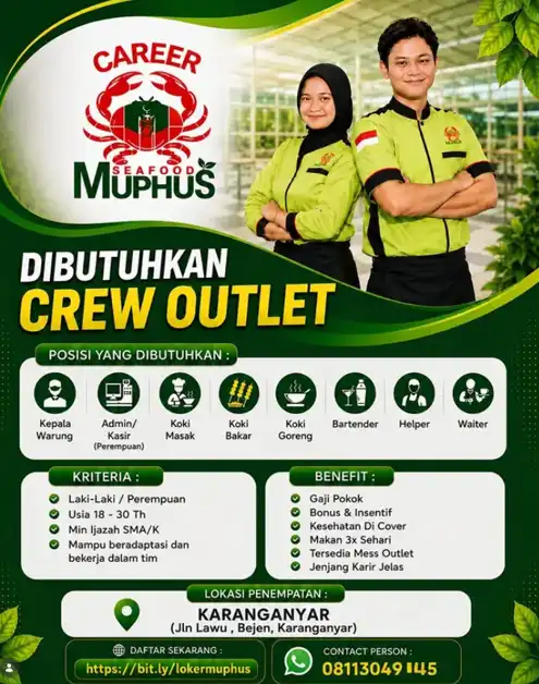 Logo career seafood muphus