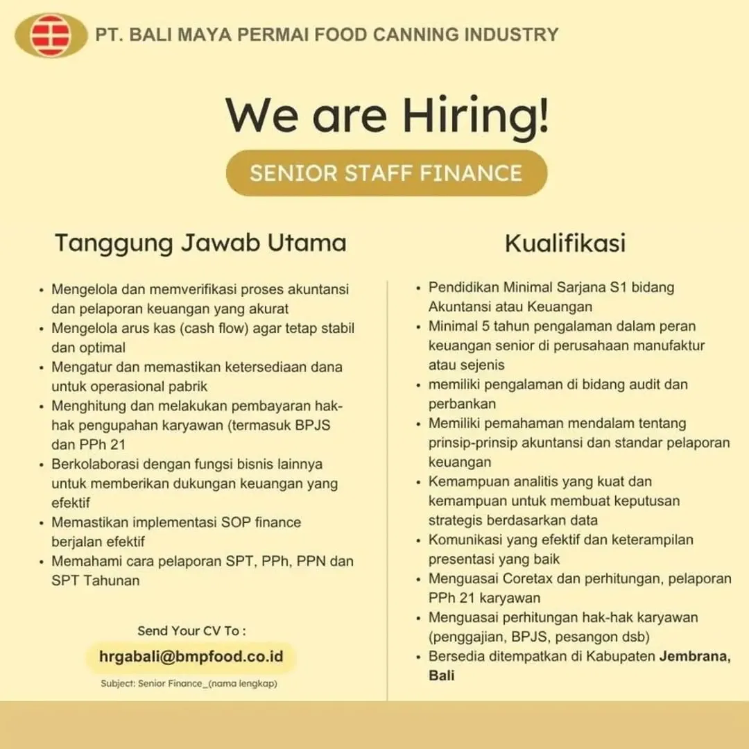 Logo PT. BALI MAYA PERMAI FOOD CANNING INDUSTRY