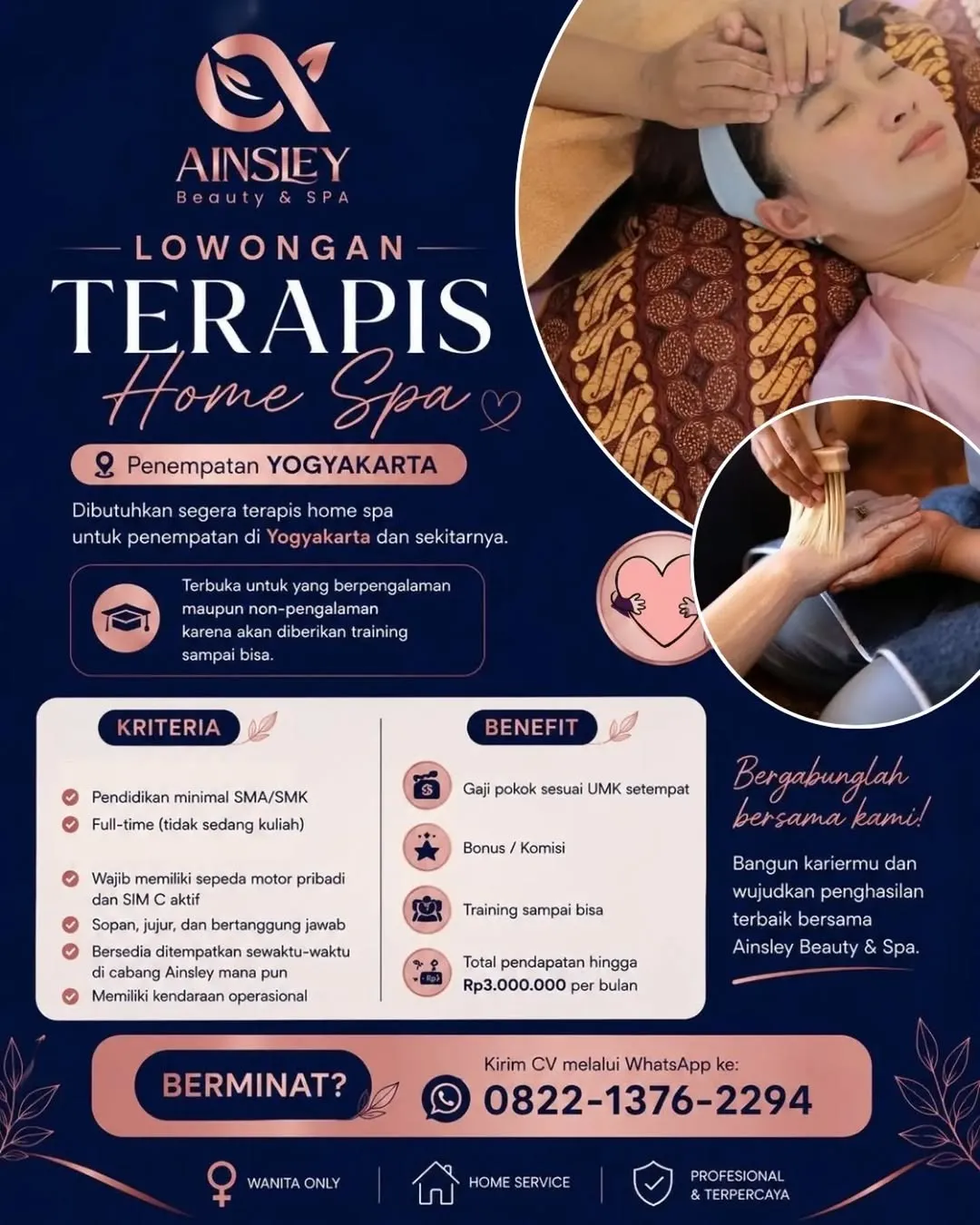 Logo Ainsley Beauty & Spa