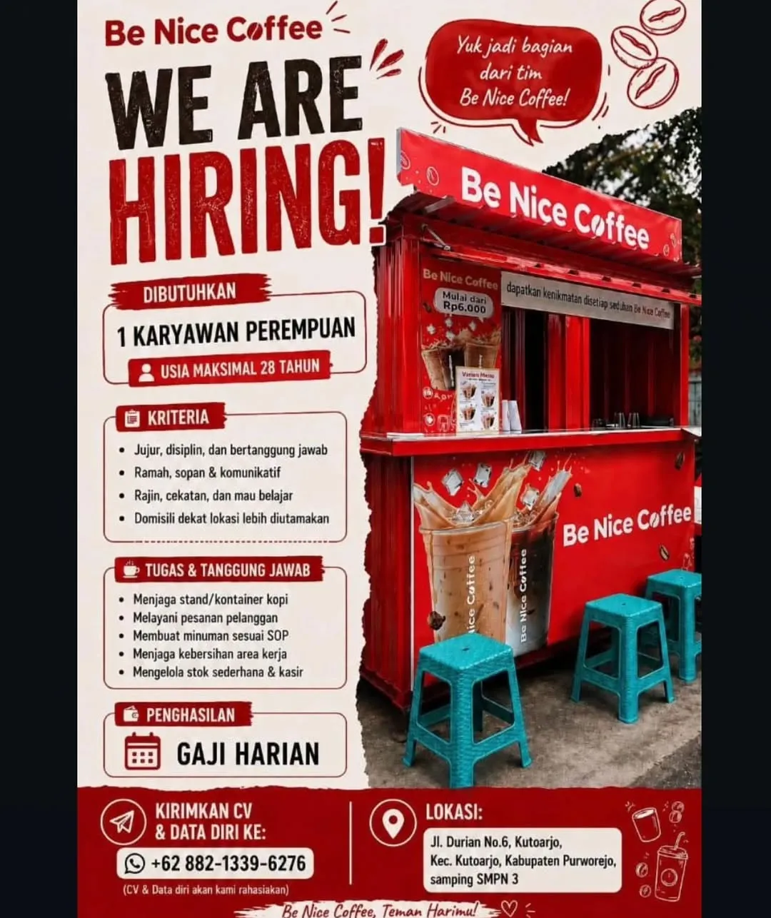 Logo Be Nice Coffee