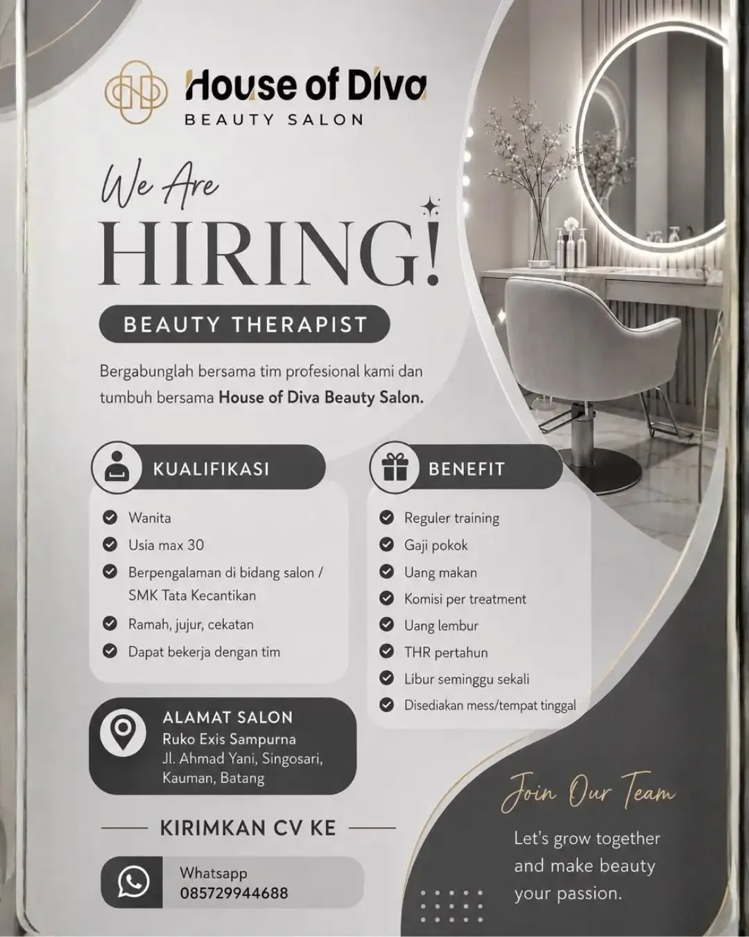 Logo House of Diva Beauty Salon
