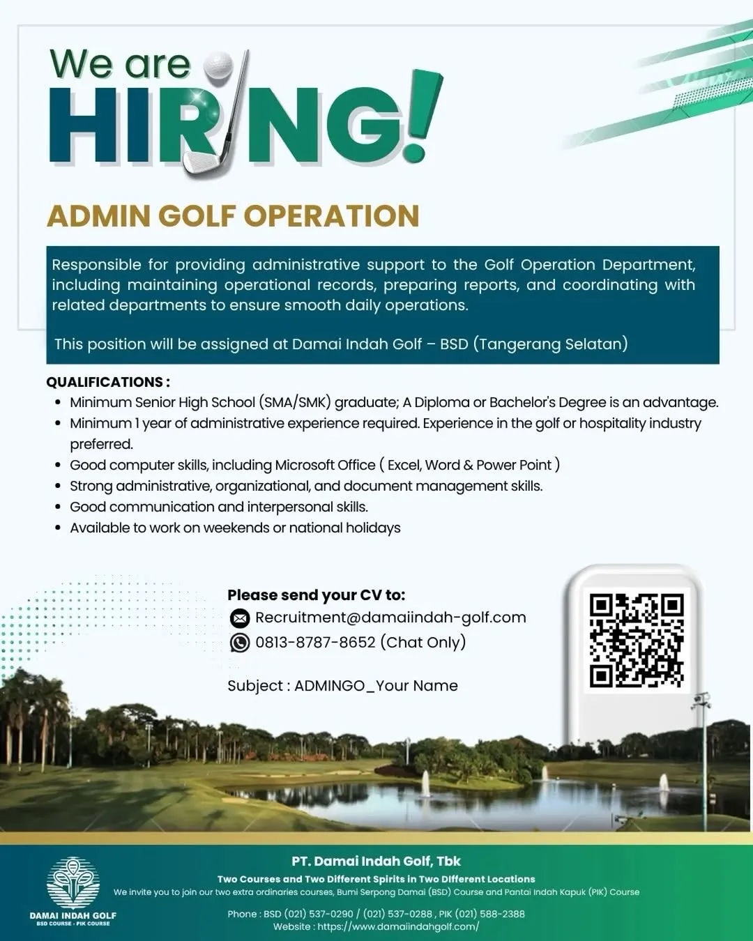 Logo PT. Damai Indah Golf, Tbk