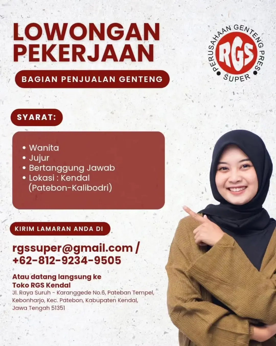 Logo Perusahaan Genteng Press Super RGS