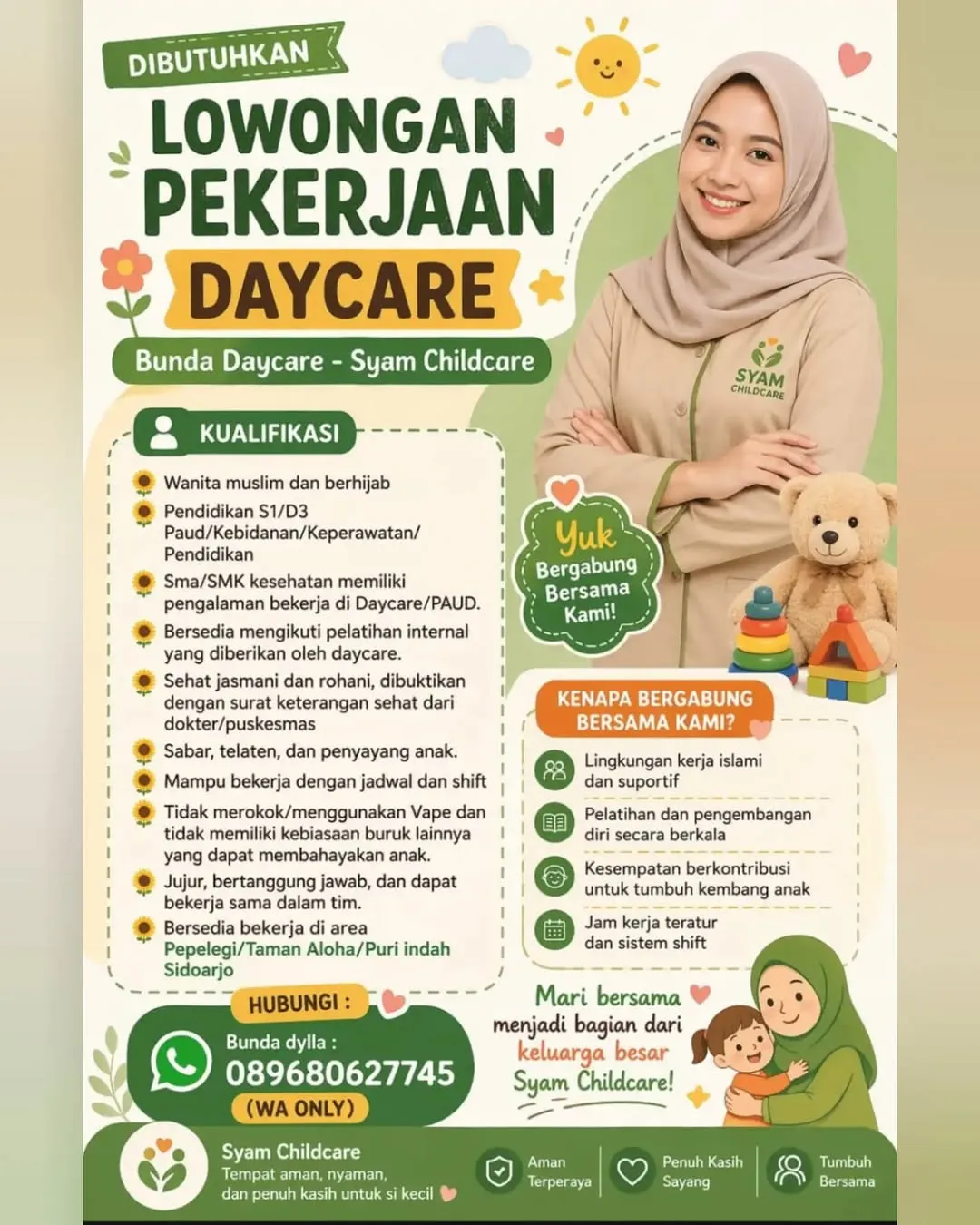 Logo Syam Childcare