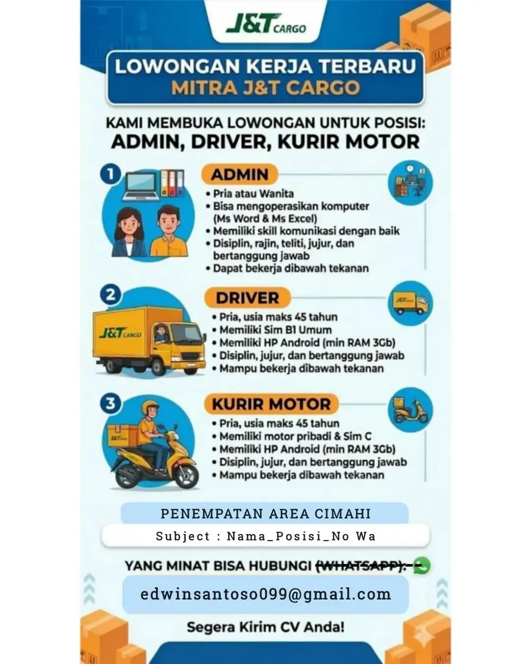 Logo Mitra J&T Cargo