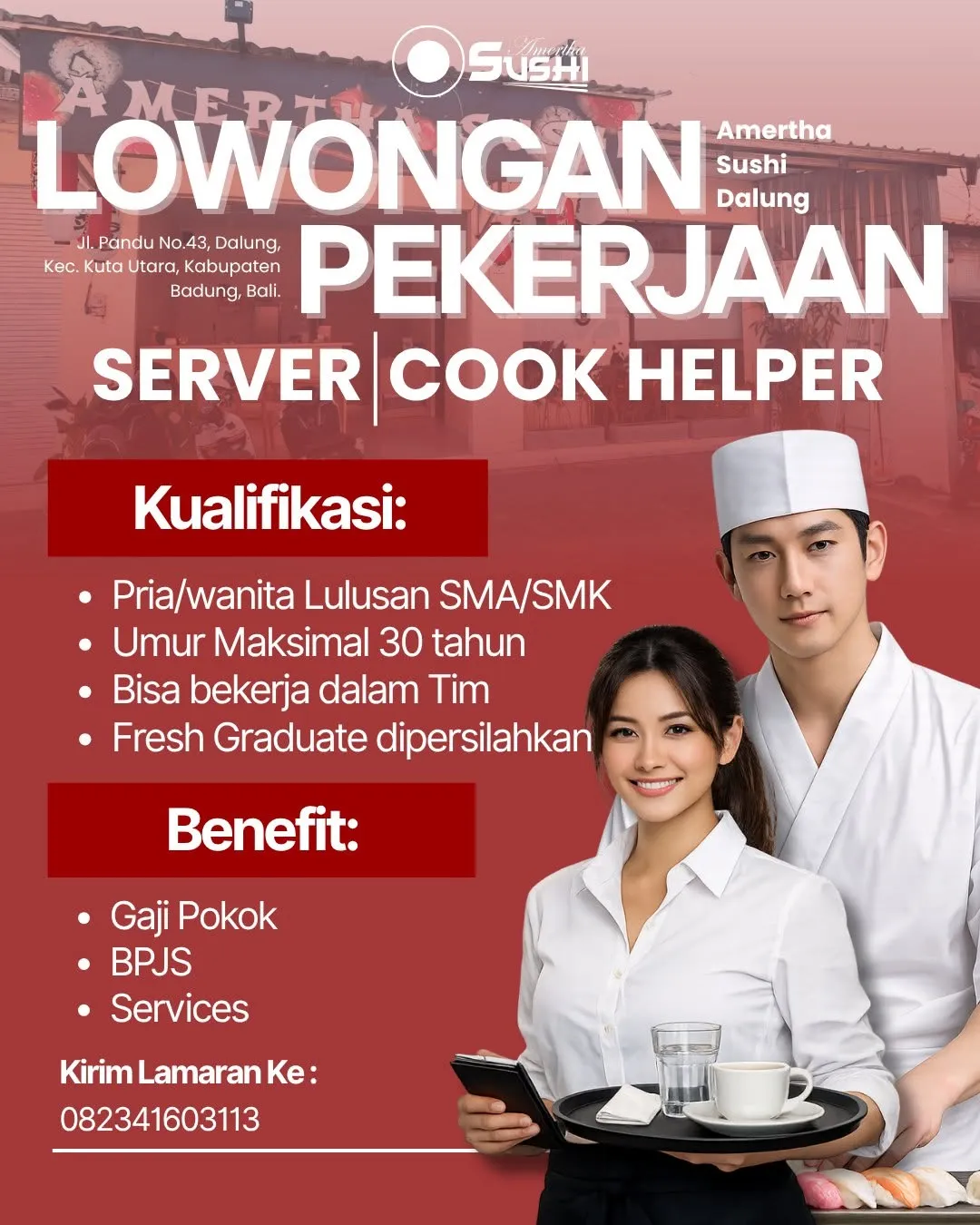 Logo Amertha Sushi Dalung