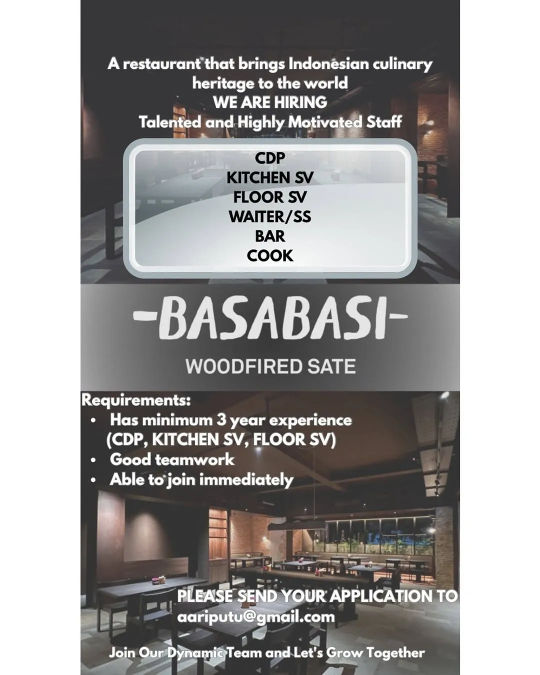Logo Basabasi Woodfired Sate
