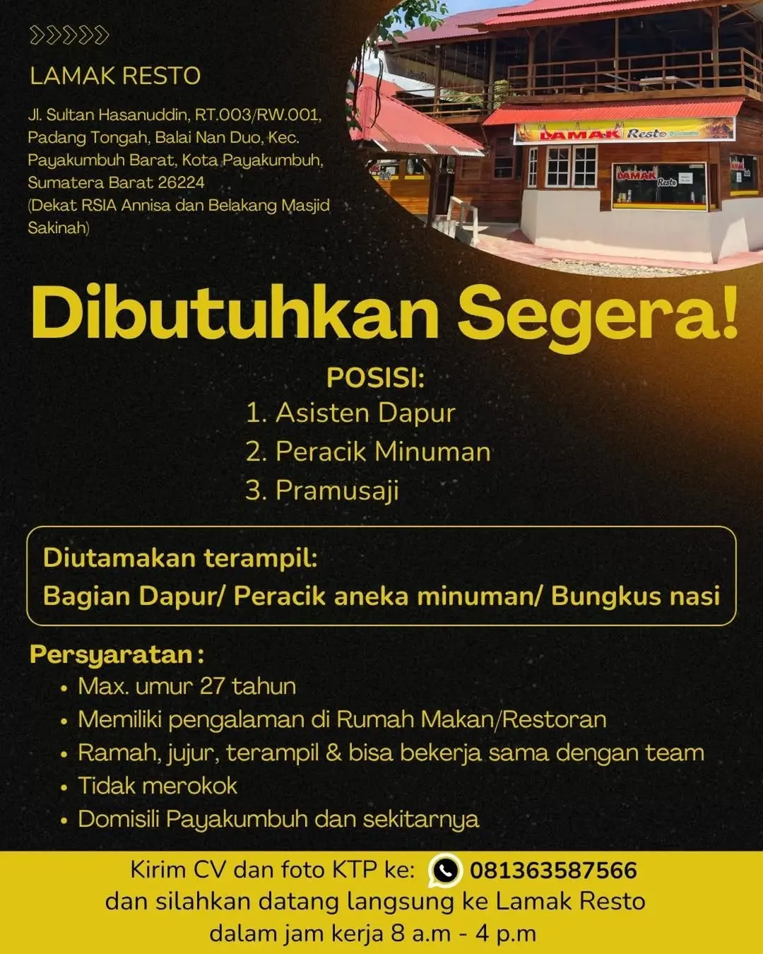 Logo Lamak Resto