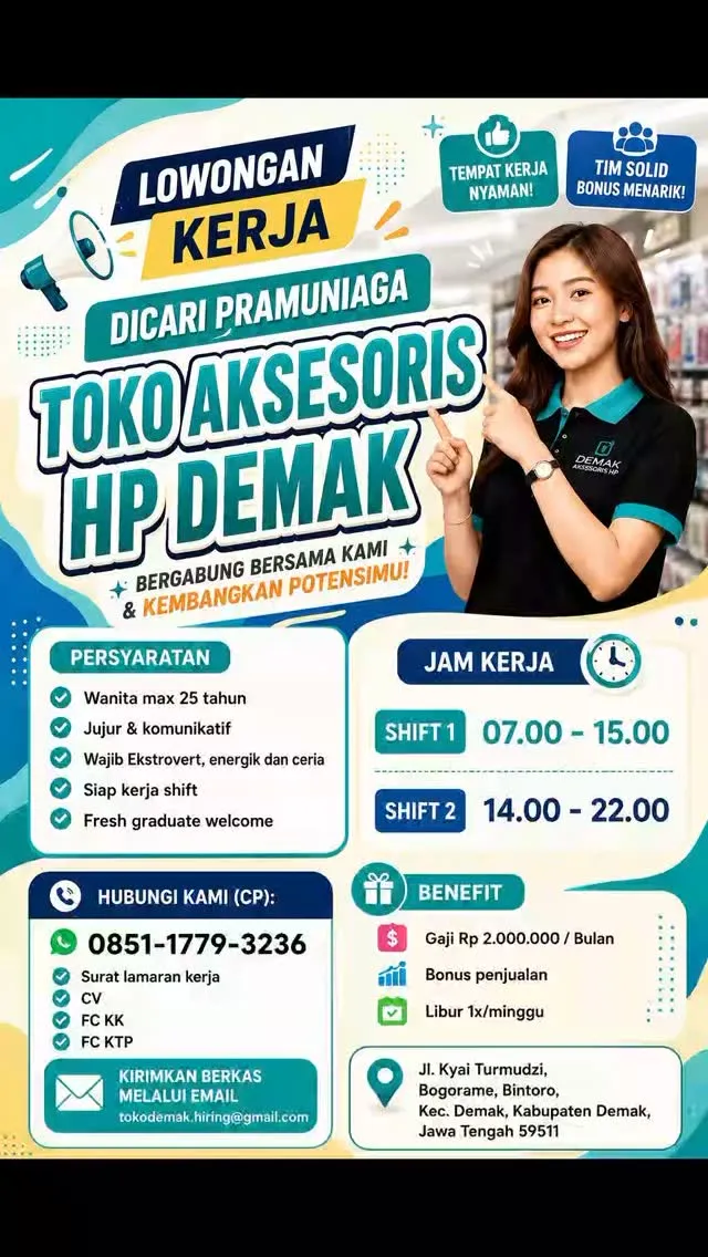 Logo Toko Aksesoris HP Demak