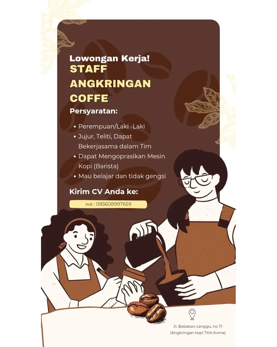 Logo Angkringan kopi Titik Koma