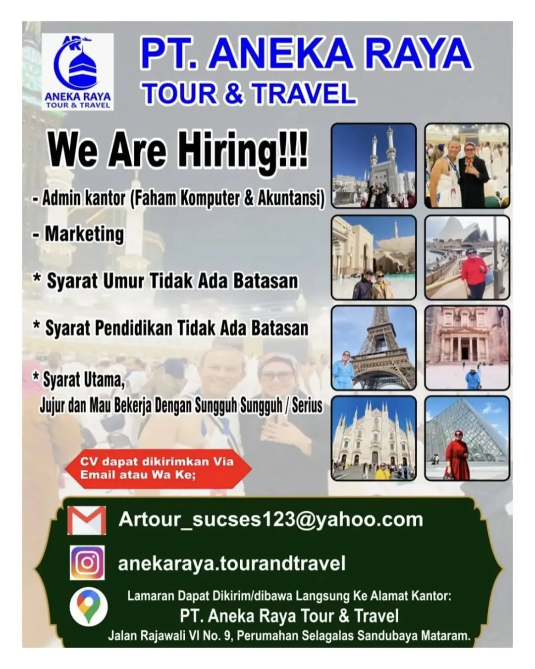 Logo PT. Aneka Raya Tour & Travel