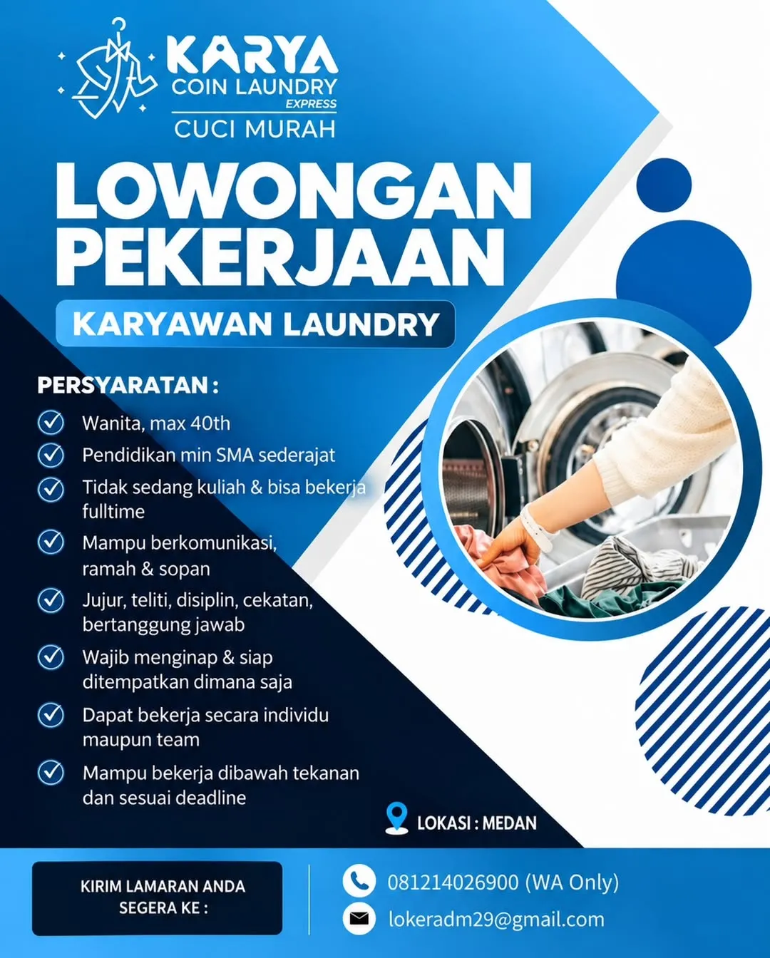 Logo Karya Coin Laundry Express