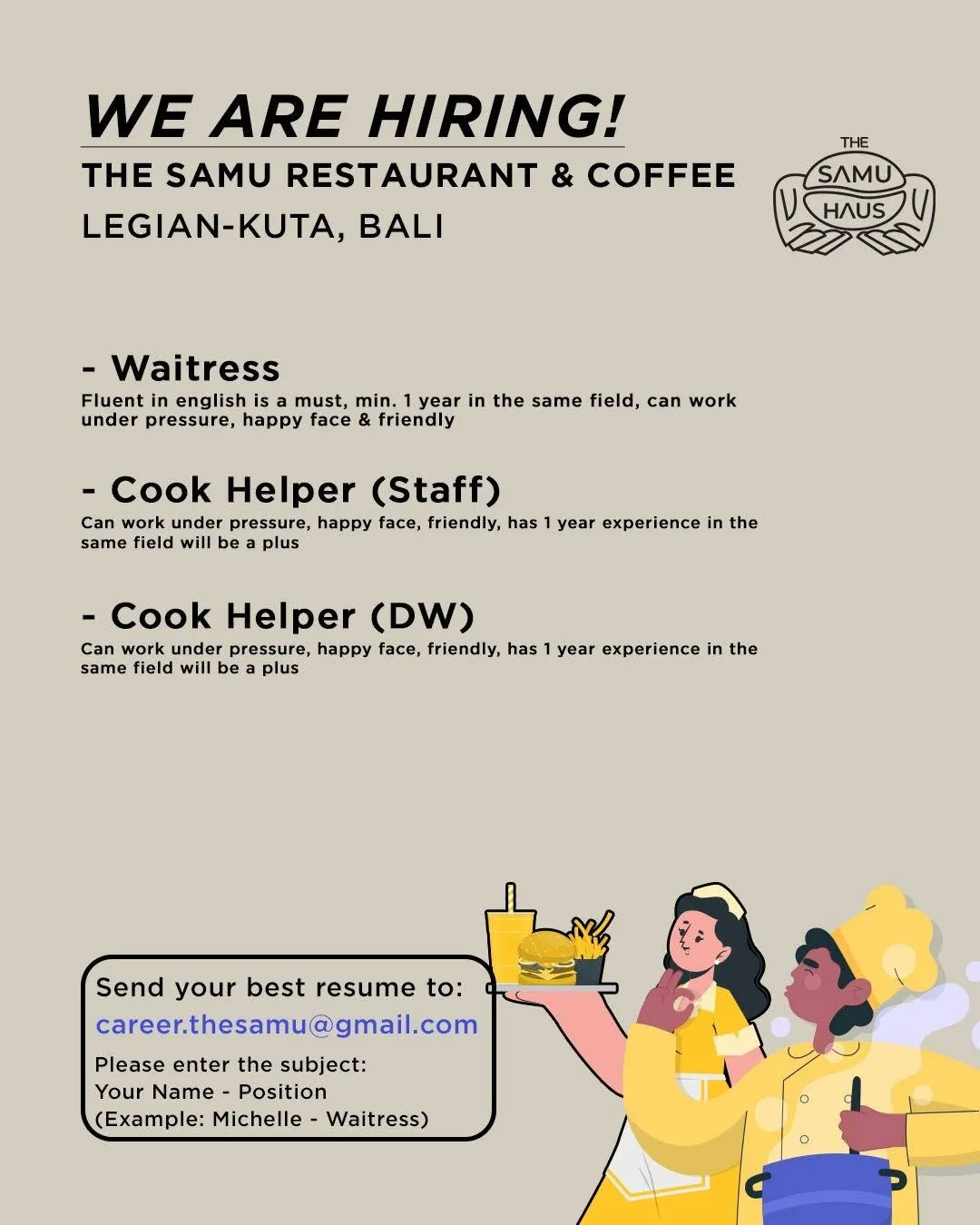 Logo The Samu Restaurant & Coffee