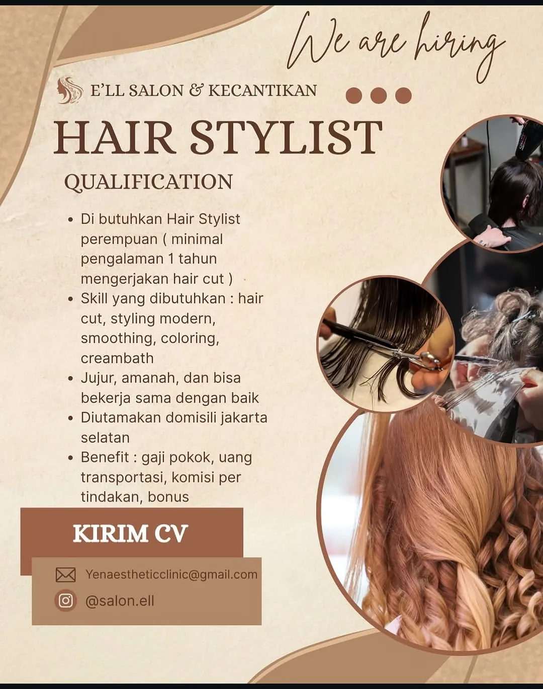 Logo E'll Salon & kecantikan