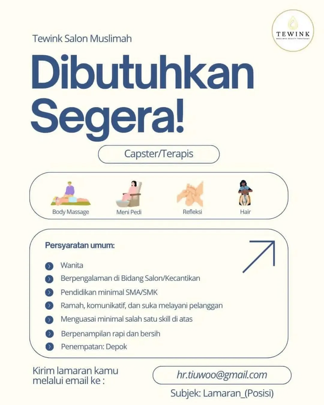 Logo Tewink Salon Muslimah