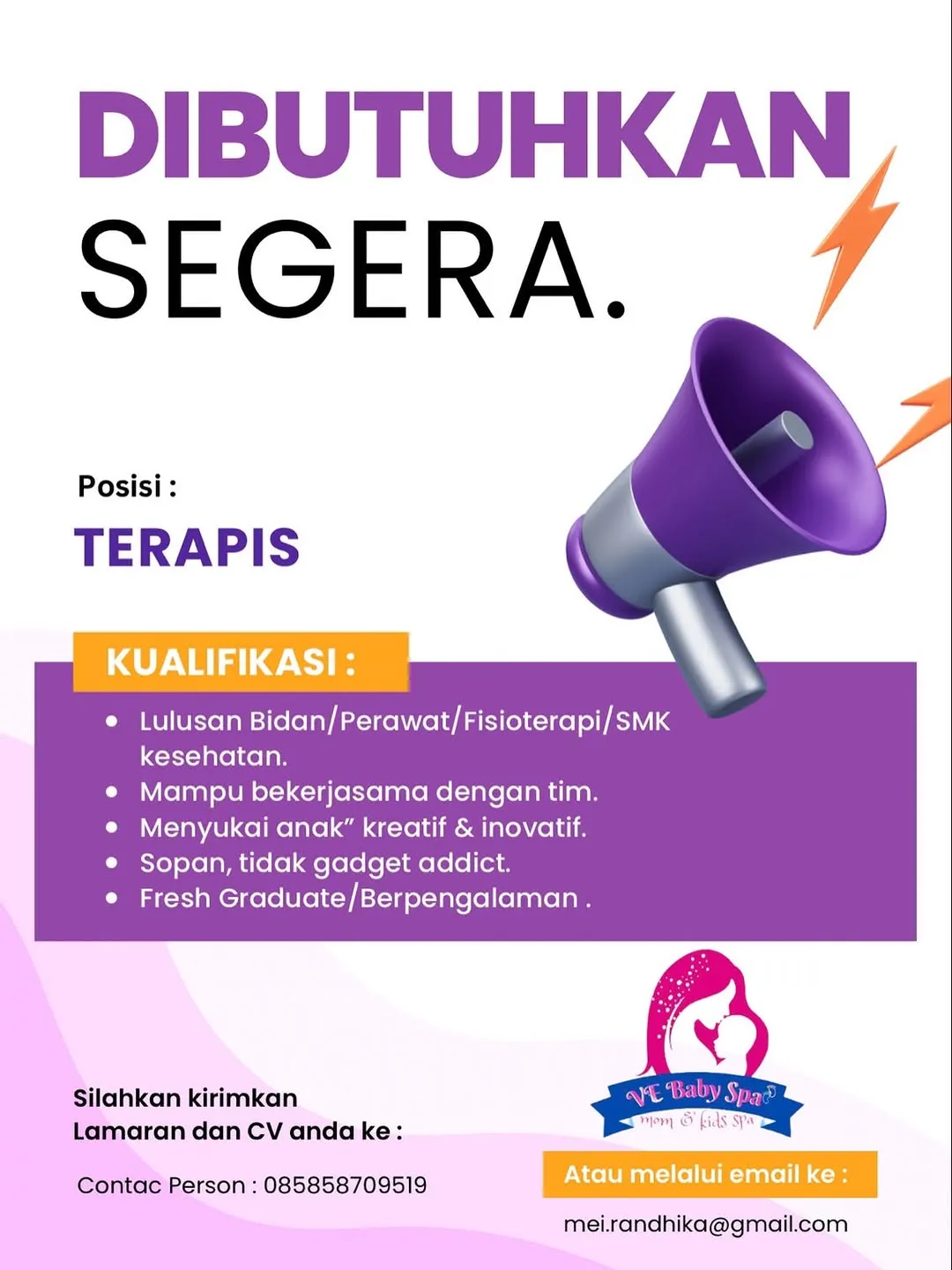 Logo VE Baby Spa