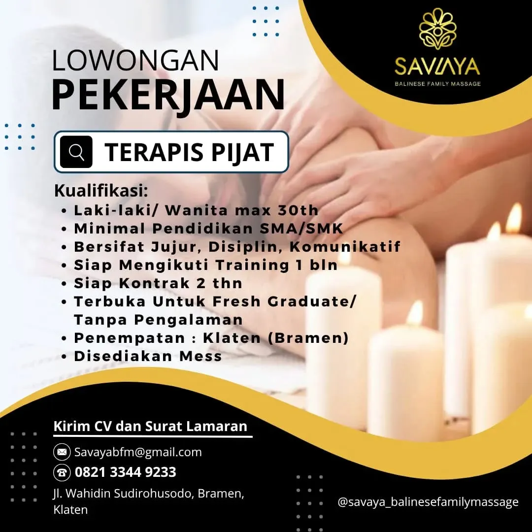 Logo SAVIAYA BALINESE FAMILY MASSAGE