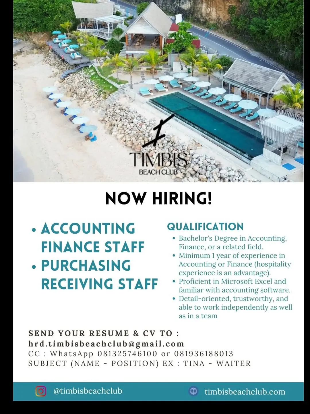 Logo Timbis Beach Club