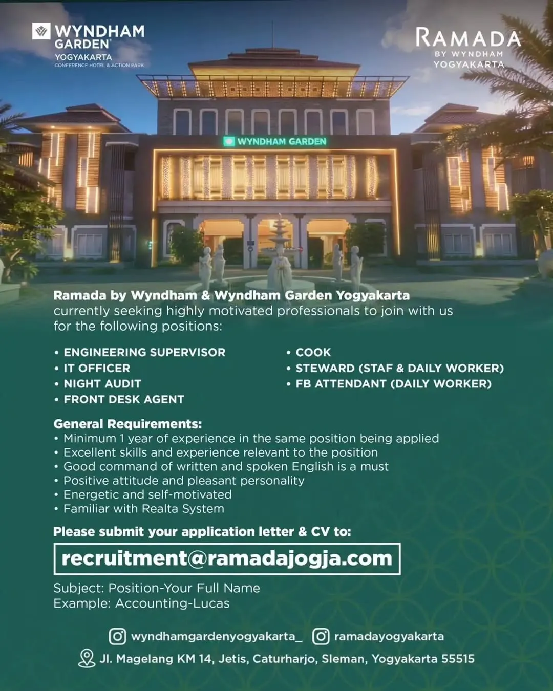 Logo Ramada by Wyndham & Wyndham Garden Yogyakarta