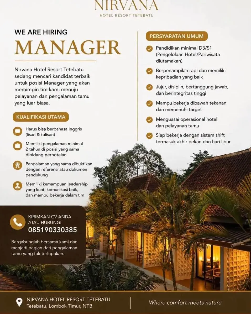 Logo Nirvana Hotel Resort Tetebatu