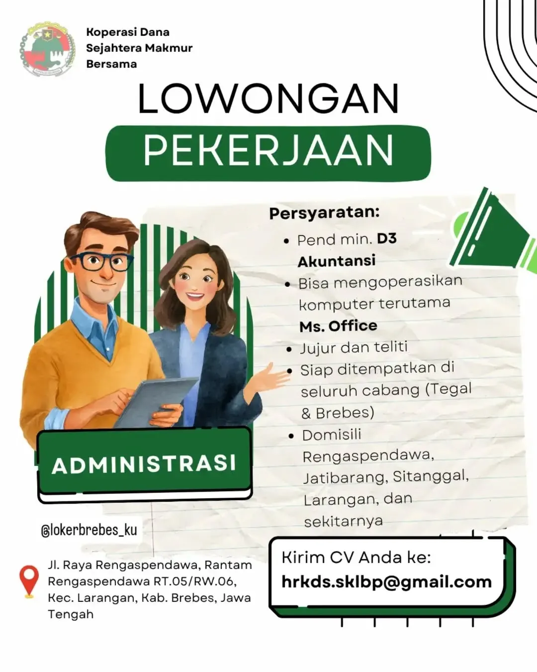 Logo Koperasi Dana Sejahtera Makmur Bersama
