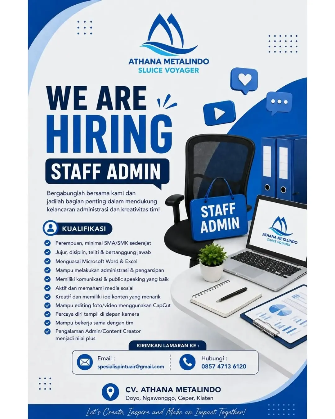 Logo CV. Athana Metalindo